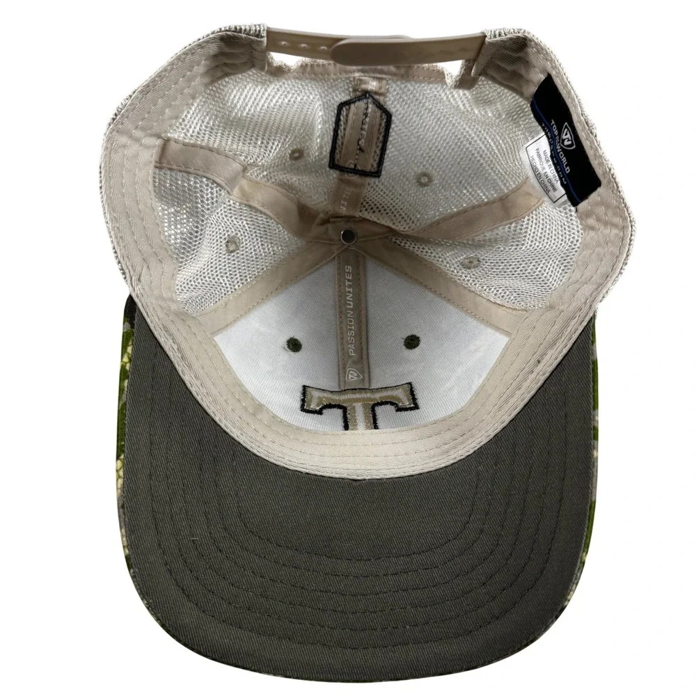 Top of the World Tennessee Volunteers Hat Mens OSFA Green Camo OHT Trucker Cap